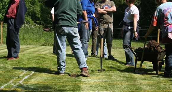 Cutting a labyrinth